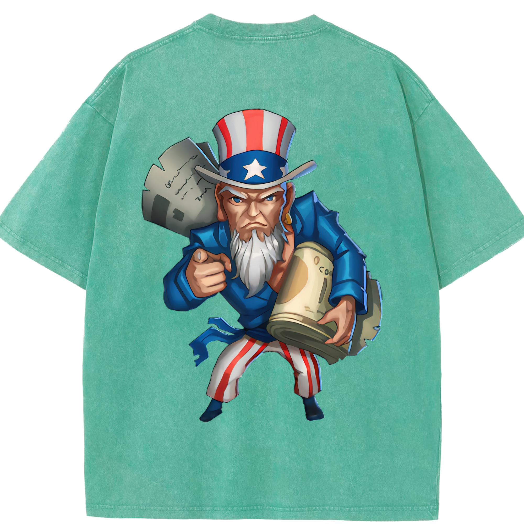 リーグ・オブ・レジェンド League of Legends LOL 綿100% ヴィンテージ風 半袖Tシャツ（背面プリント）